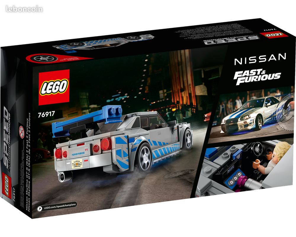 Set LEGO 76917 : 2 Fast 2 Furious Nissan Skyline GT-R (R34) (neuf/scellé/parfait état) (image 7)
