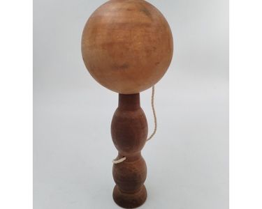 Bilboquet En Bois 25 Cm - Jouet D'adresse Vintage - Marque Générique