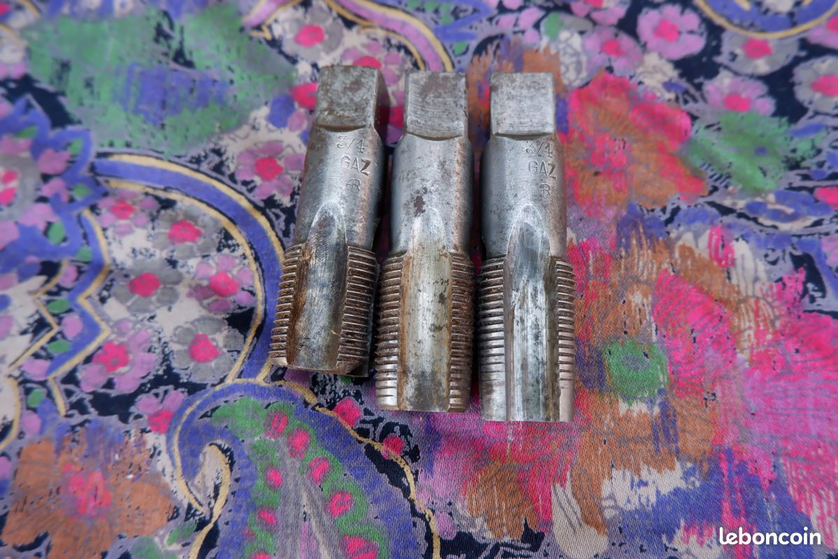 Taraude GAZ 1/4 5/8 outiles (image 1)