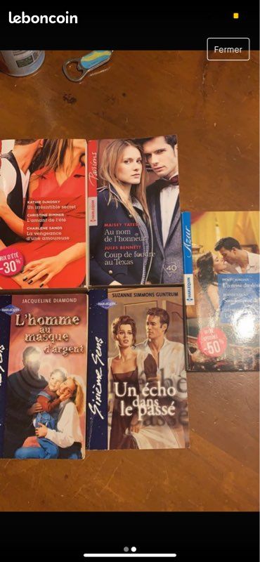 Lot livre Harlequin passion, azur, sixieme sens (image 1)