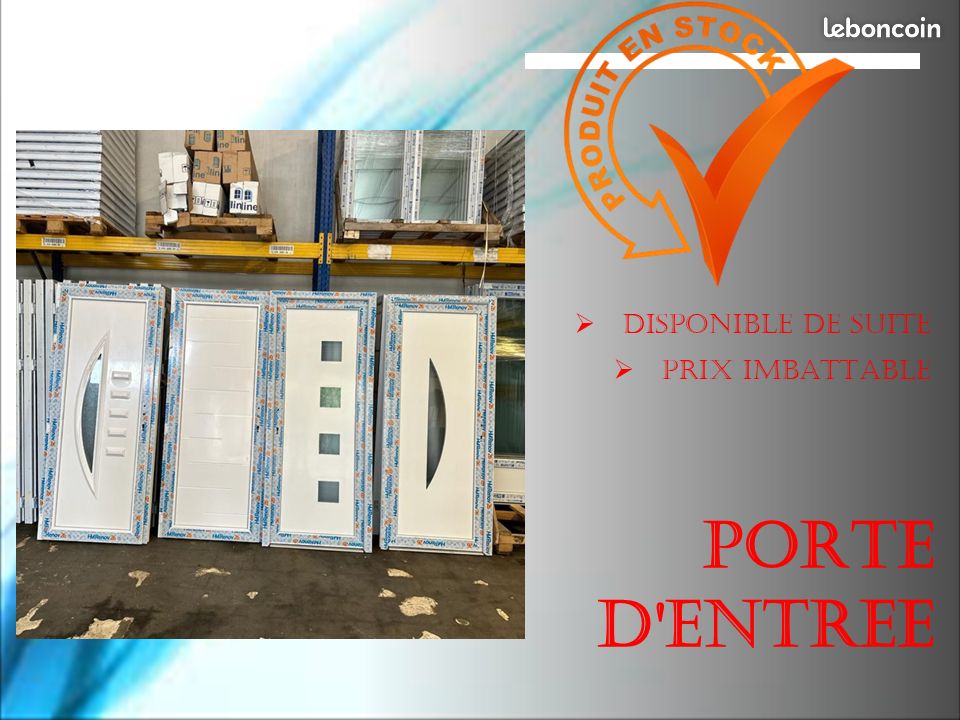 Porte d’entrée performante en stock (image 2)