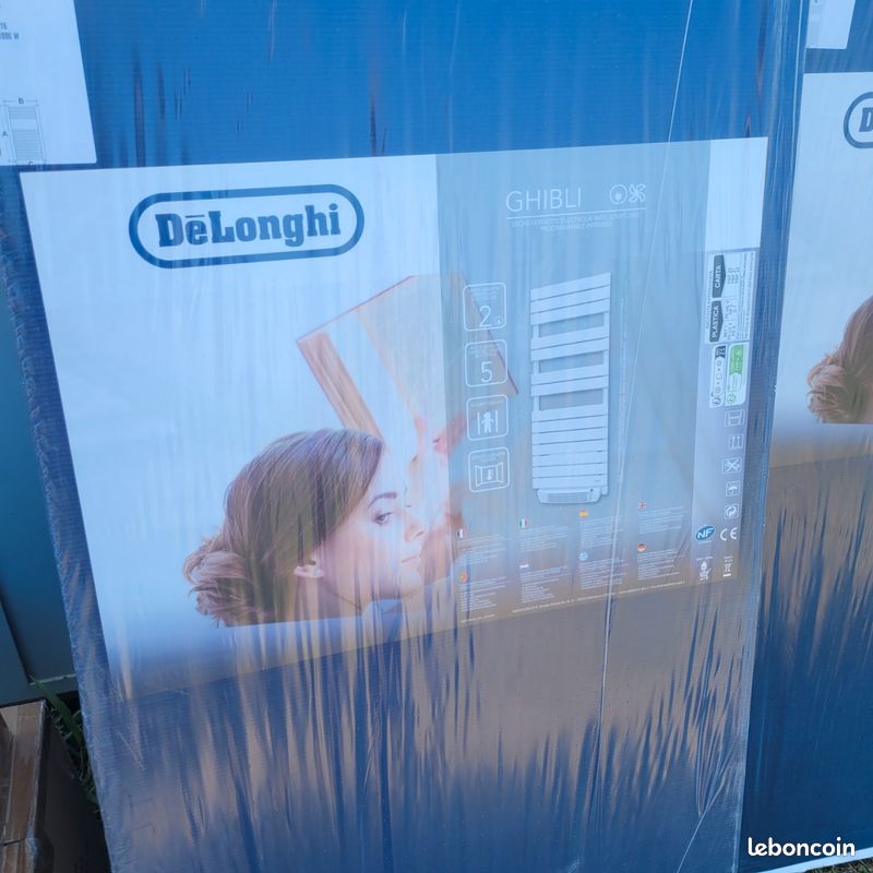 Destockage Sèche-serviettes électrique 700 w + soufflerie 1 000 w neuf (image 3)