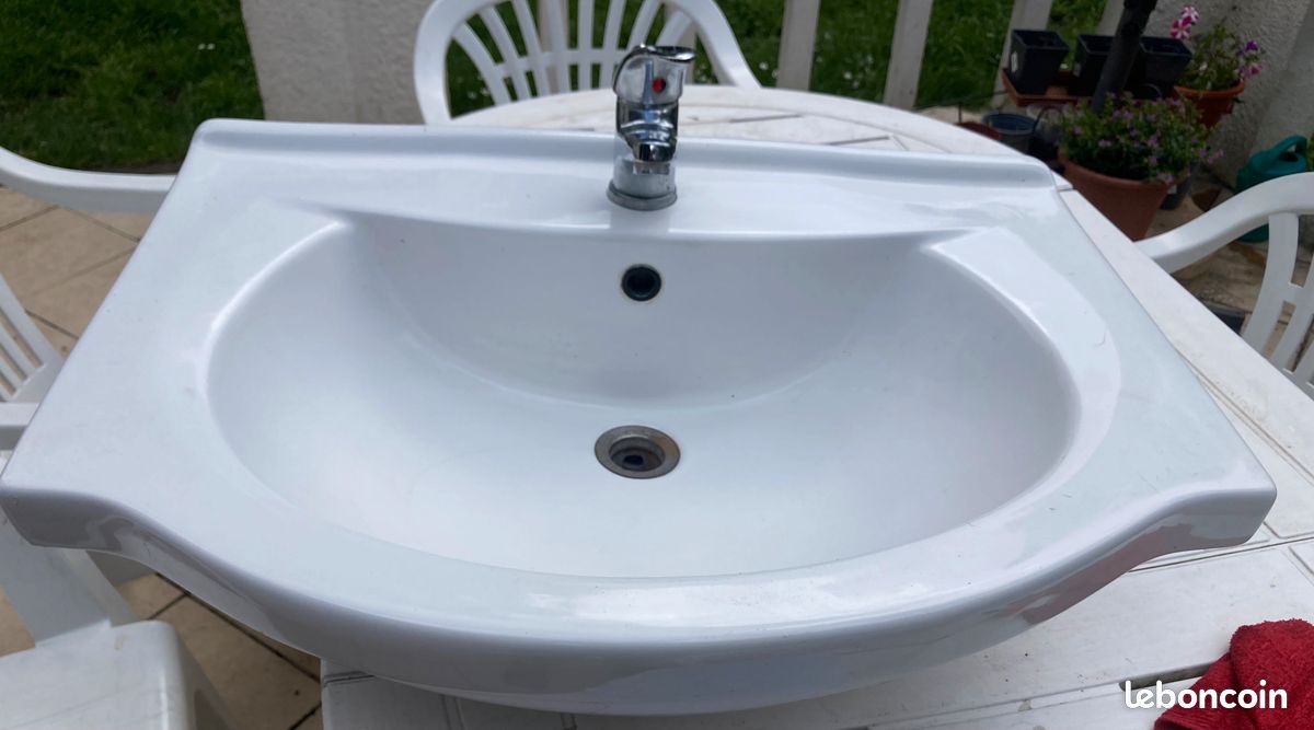 Lot de 2 lavabos pour salle de bain (image 2)