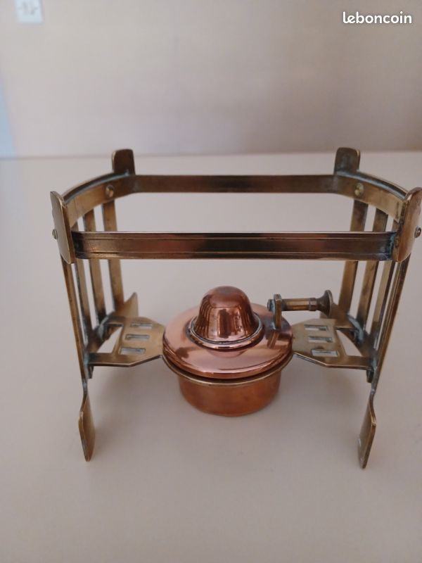 Bouilloire cuivre avec réchaud (image 3)