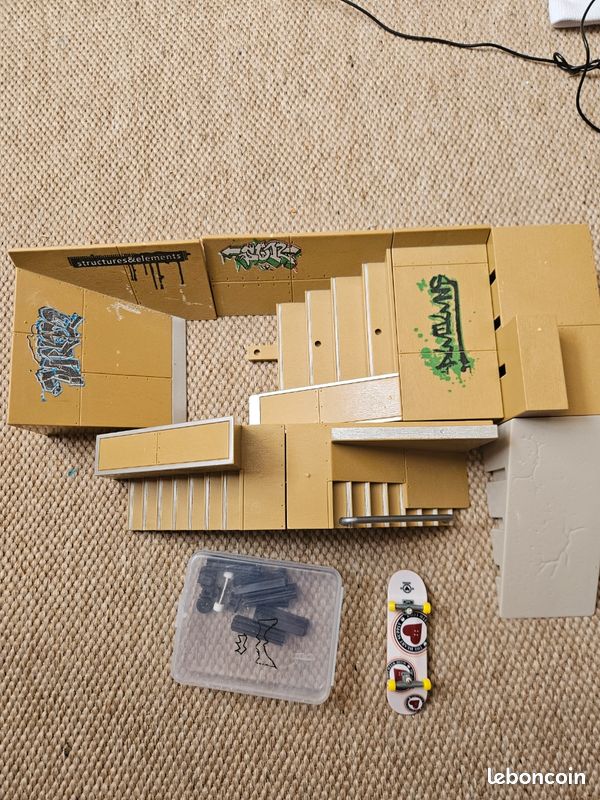 Set Fingerboard Miniature – Skateboard à Doigts Anti-Stress, Roues De Rechange, Outils D'Entretien – Cadeau Ado 12,5 Cm