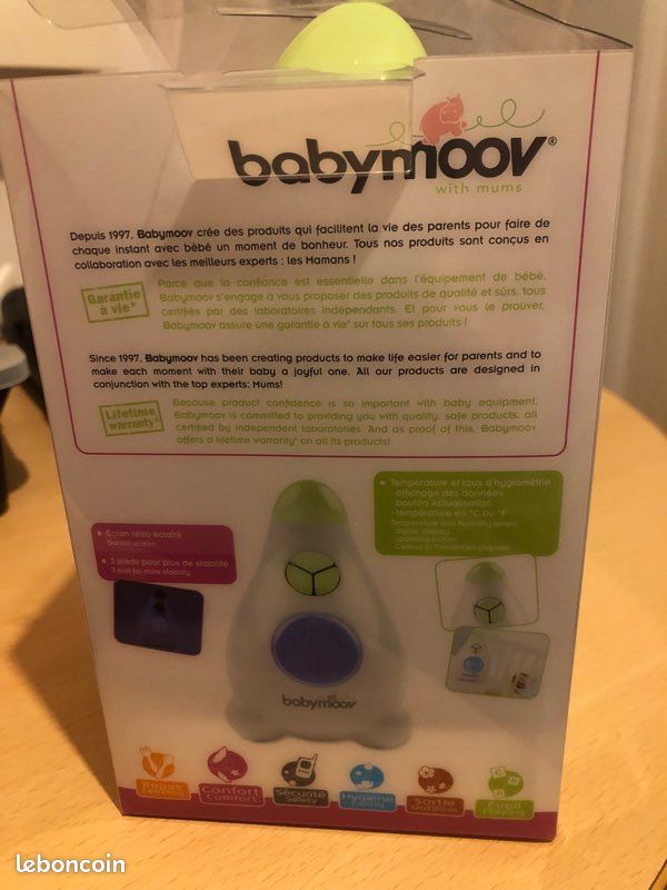 Babymoov - Thermomètre hygromètre Doudouplanet, Livraison Gratuite