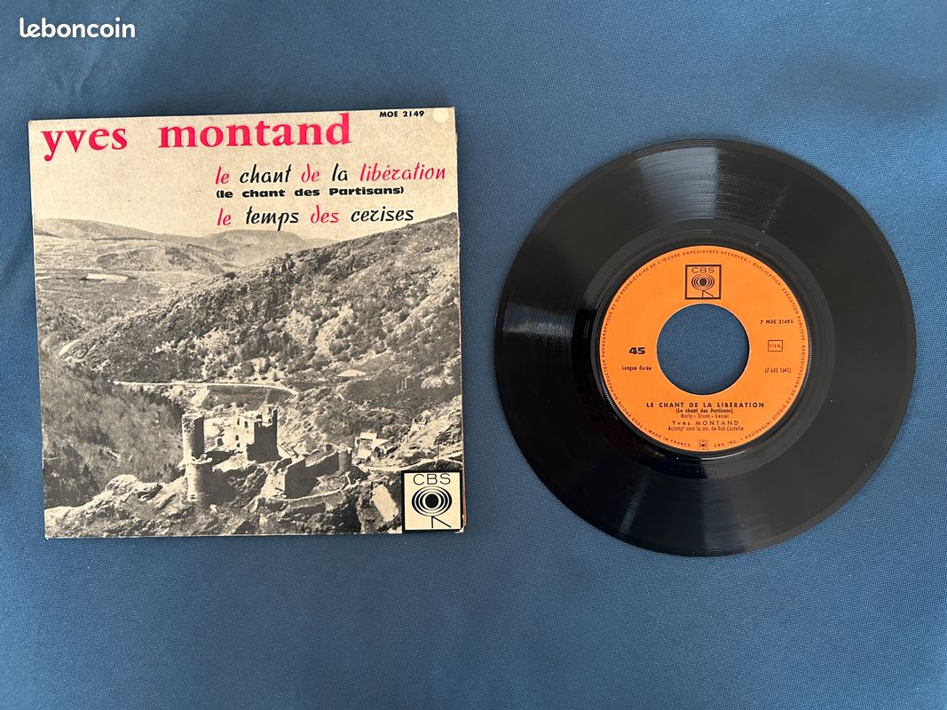 Un 45 tours de collection de 1958: Y. Montand (image 1)