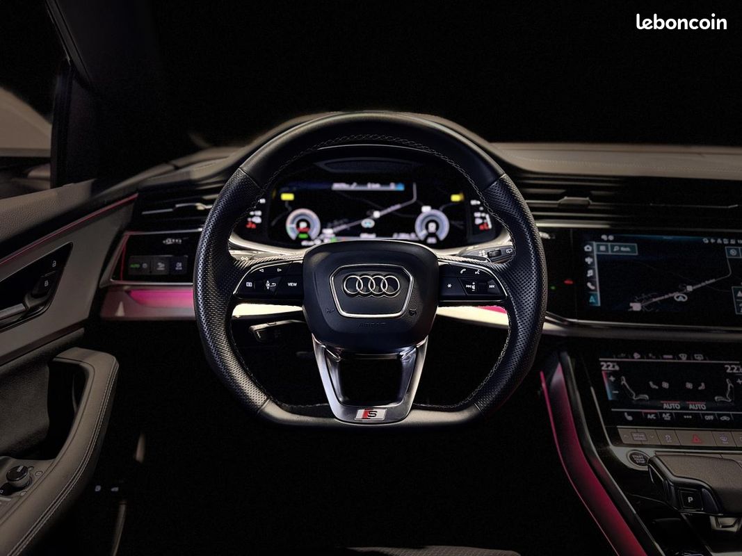 AUDI Q8 55 TFSIe 381Ch Tiptronic 8 Quattro S line, OPTIONS ++++, TVA, 29 500Km.. (image 10)