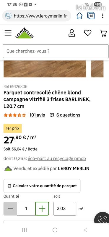 Parquet bois 3 lames (image 3)