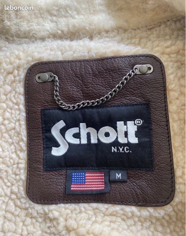 Blouson cuir aviateur Schott (image 10)