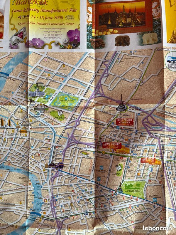 20 plans PAPIER grandes villes d'Asie ( Singapour Vietnam Bangkok Hong Kong ) (image 4)