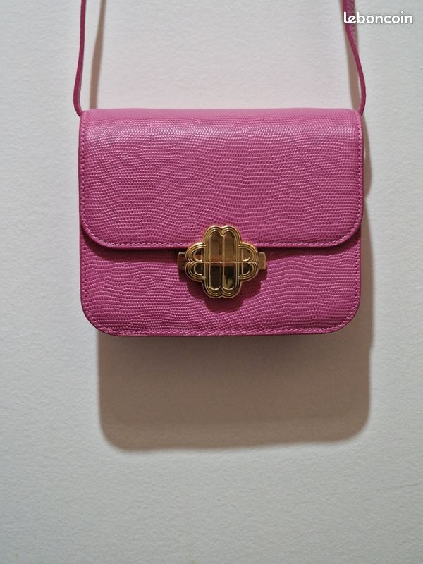 sac maje rose croco Sac maje rose cuire crocodile neuf Accessoires Bagagerie