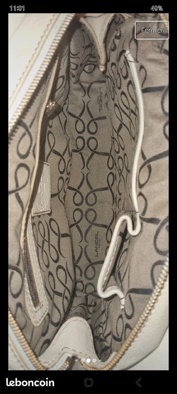 Sac lancel en cuir souple Tonelle très chic et glamour, voir mes autres ventes 🌹 (image 4)