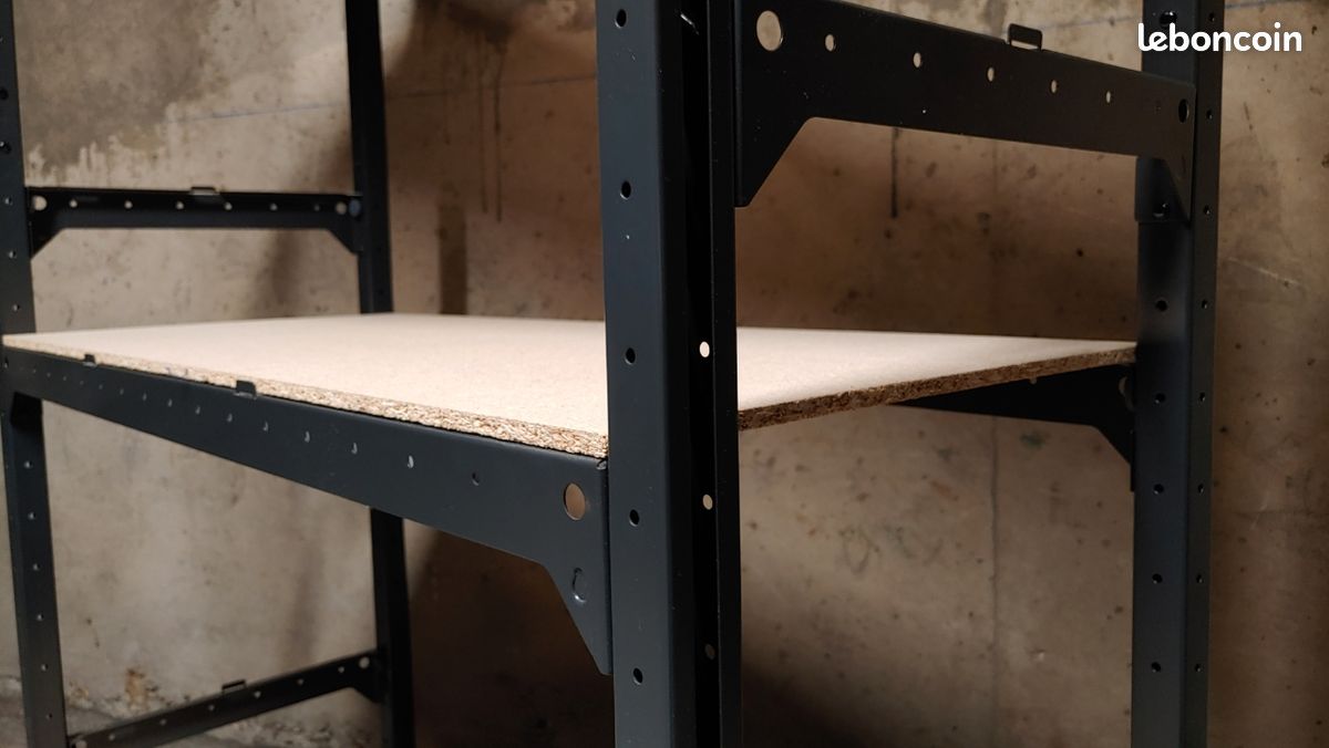Grande étagère métal 96x180x40 (image 4)