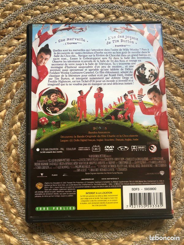 DVD « Charlie et la chocolaterie » (image 2)