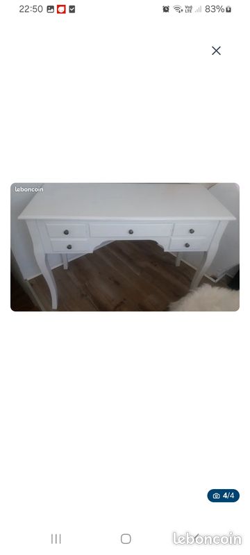 Bureau blanc (image 1)