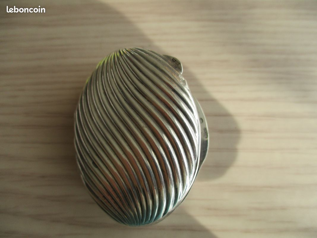 Petite boite ou porte photo en argent poinçon 800 ancien (image 6)
