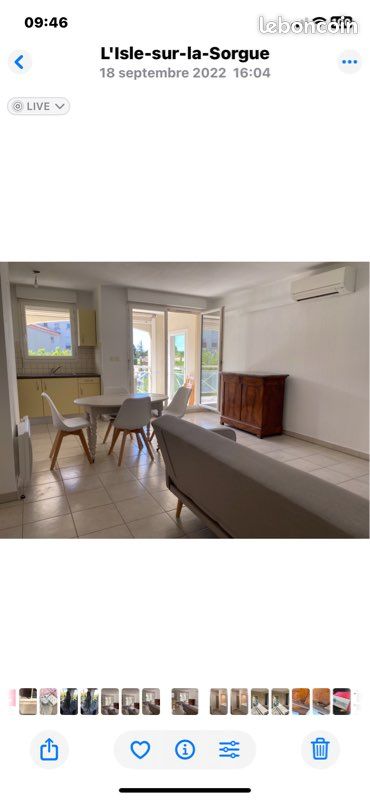 Appartement 2 pièces 46 m² · à L'Isle-sur-la-Sorgue · 46 m² · 720 €