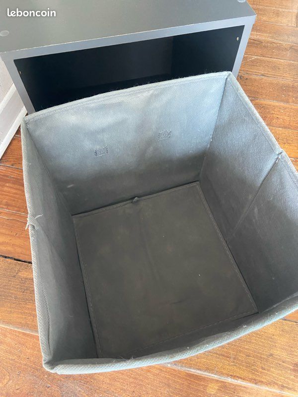 Table de chevet gris anthracite H35xl35,2xP33,8 cm (image 3)