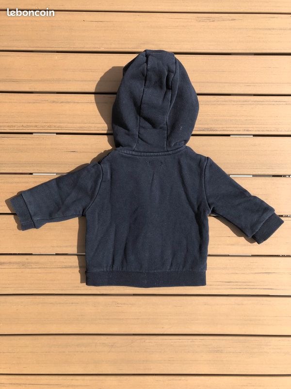 Veste gilet zip printemps été bébé garçon taille mois