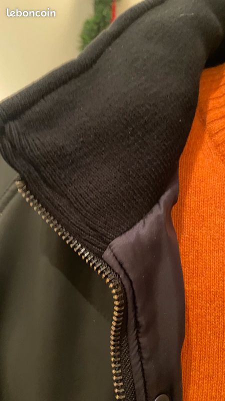 Parka Serge Blanco noire en Néoprène (image 9)