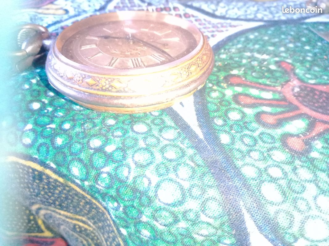 Chronomètre ancien argent et acier (image 3)
