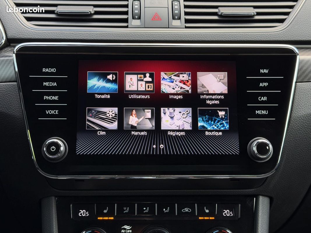 SKODA SUPERB Sportline TSI PHEV Hyrbide recharg 218 DSG 1ère Main Attelage Caméra Kessy GPS (image 30)