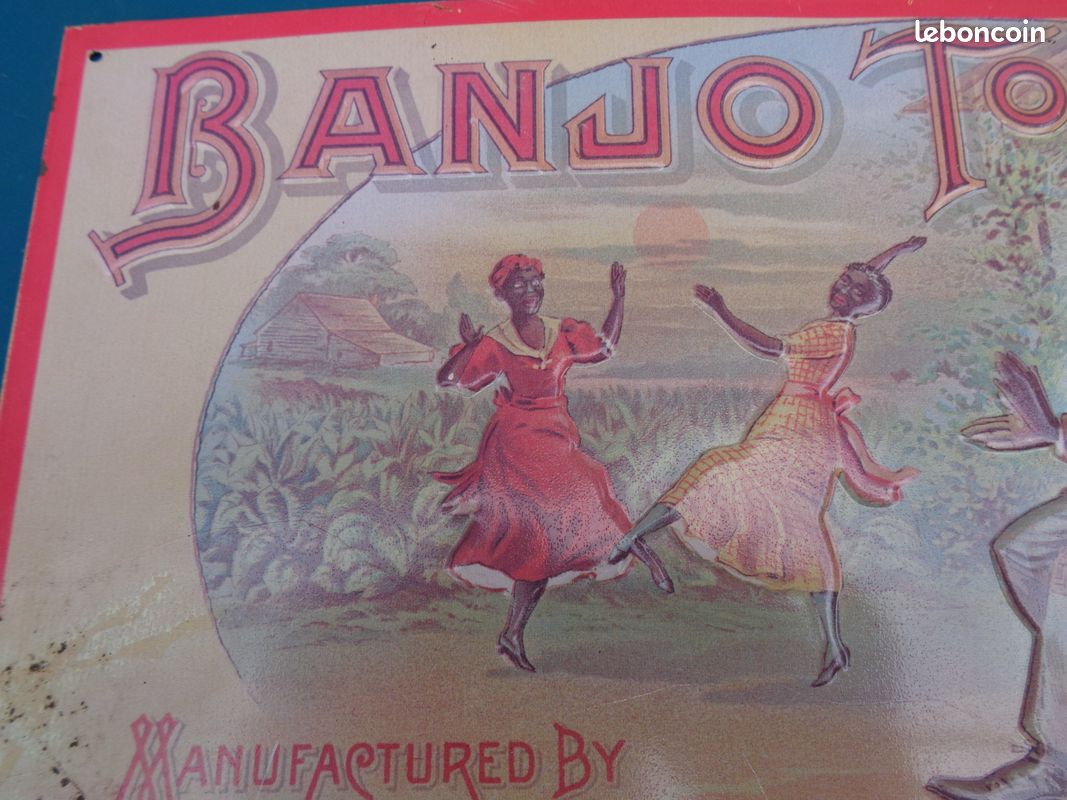 Plaque David Dunlop 9 banjo Tobacco Petersburg USA (image 3)