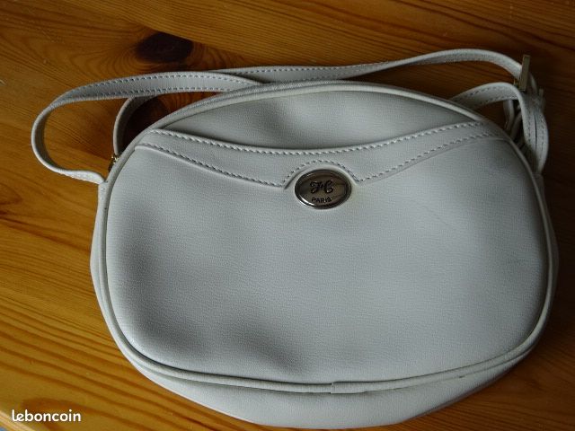Sac à main cuir bandoulière H Paris (Hexagona ?) (image 10)