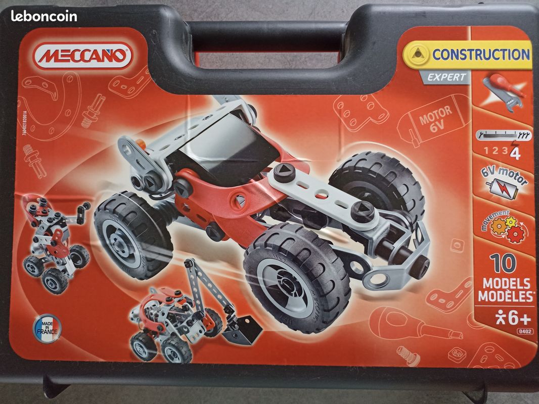Coffret valise du jeu de construction Meccano n°0402 (image 1)