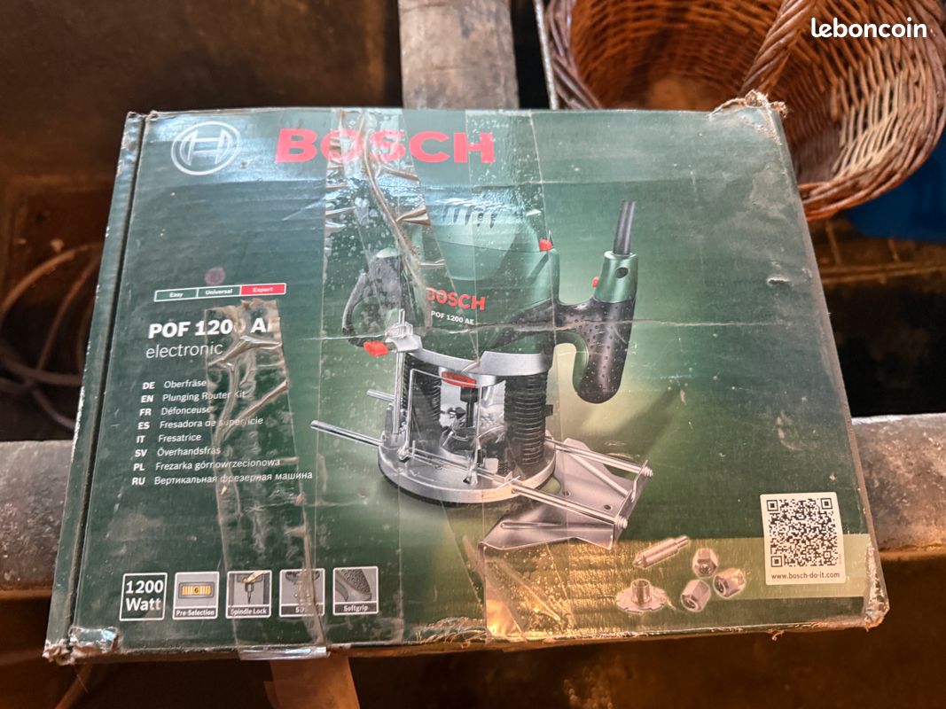 Défonceuse Bosh POF 120 A (image 1)