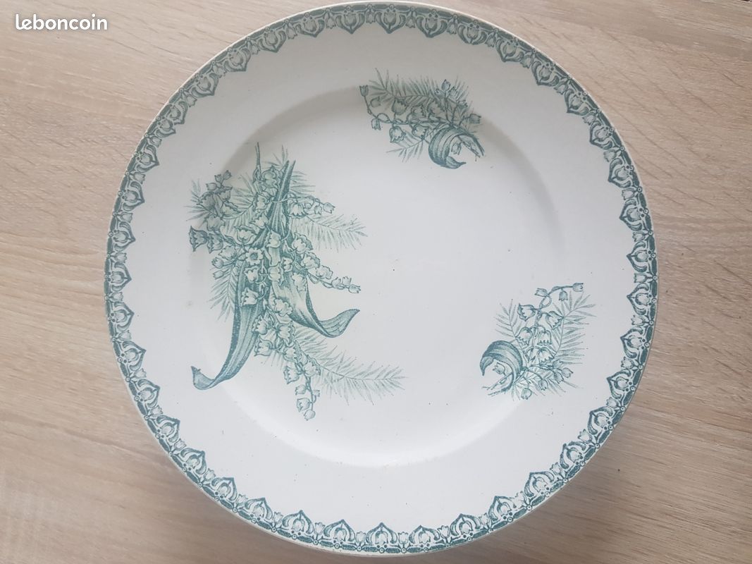 Plat à gâteau serie muguet saint amand (image 1)