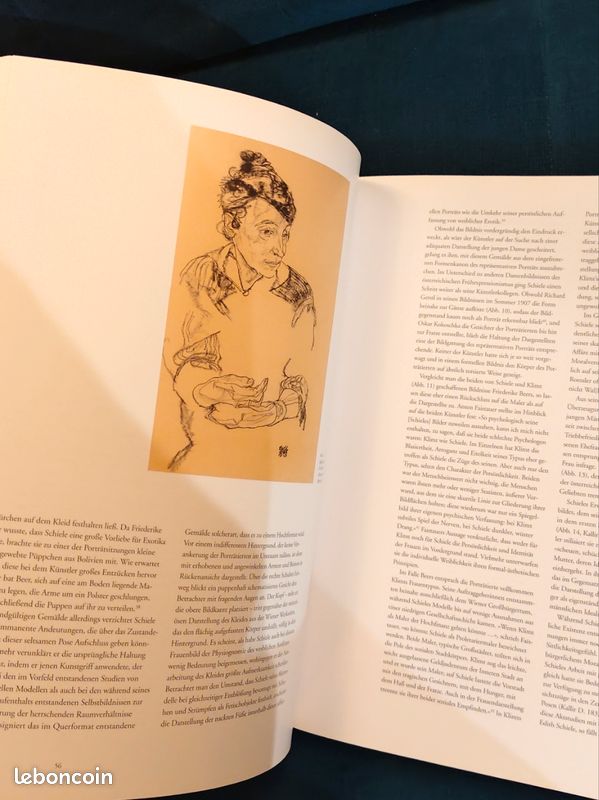 (neuf 65) livre d'art en allemand sur Egon Schiele selbstporträts und porträts (image 3)