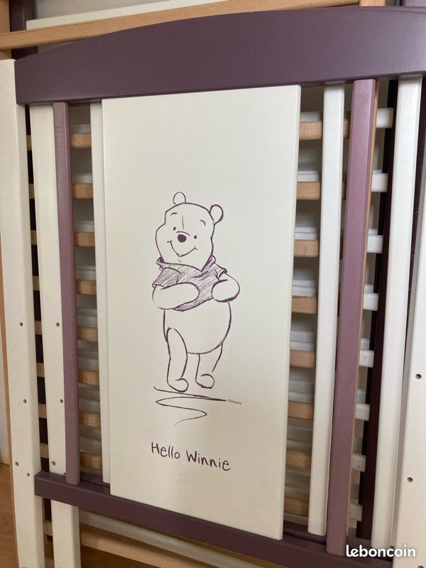 Lit + commode à langer sauthon Winnie (image 10)