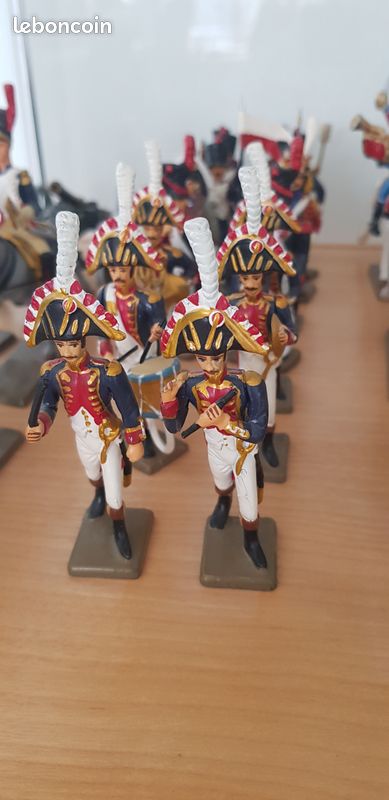 Atlas Soldat De Plomb Nopolène Figurine 1:32 Infanterie Peint