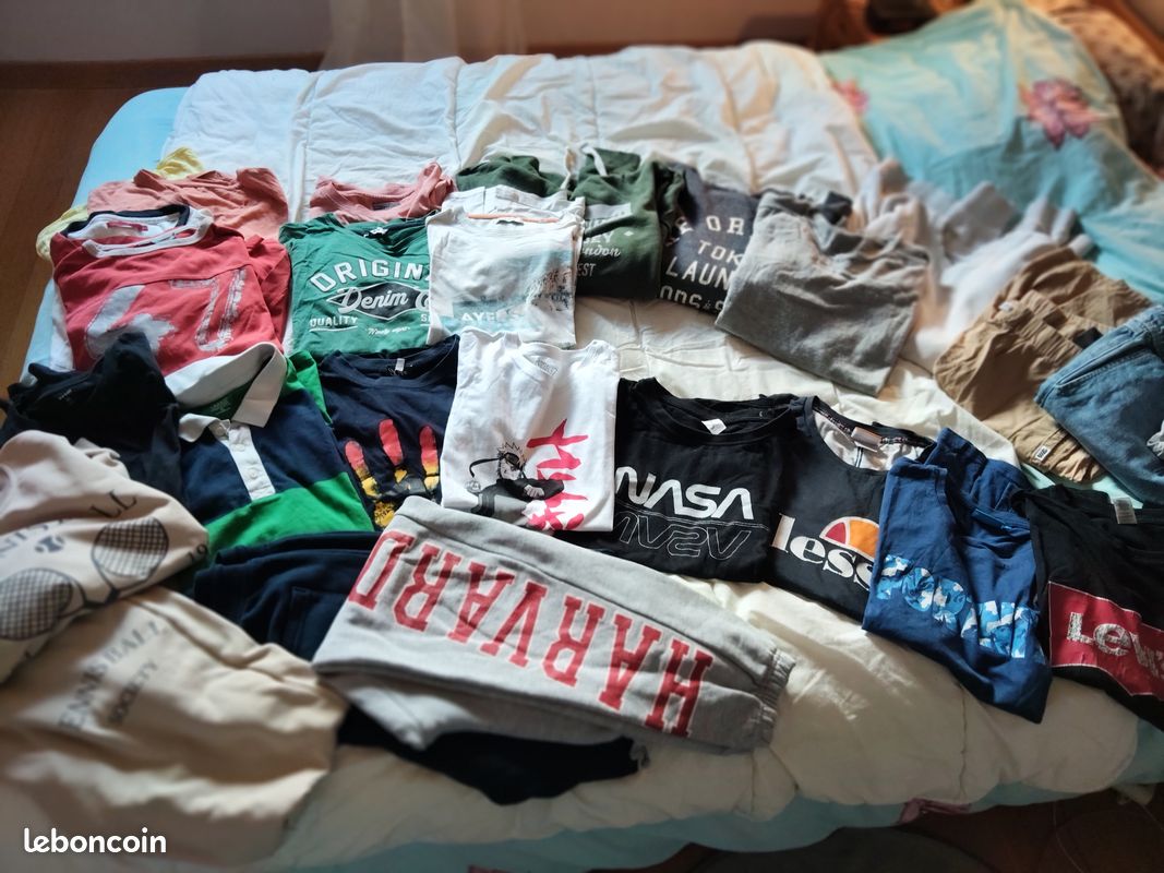 Lot vêtements garçon taille s 14/16 ans Vêtements