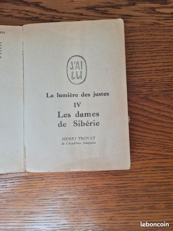 La lumiére des justes les dames de sibérie henri troyat (image 2)