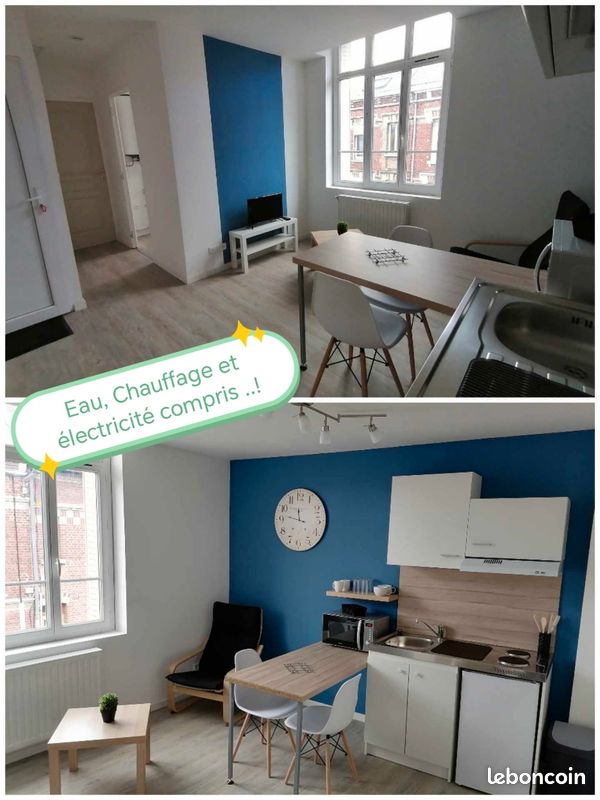 Appartement 2 pièces 27 m² · à Saint-Quentin · 27 m² · 500 €