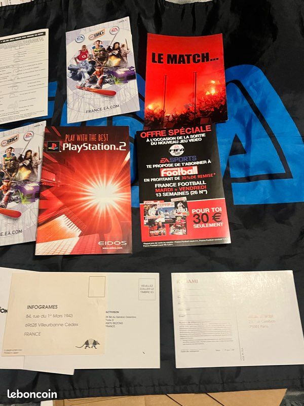 CARTE D' ENREGISTREMENT / GARANTIE - PS1 - SONY - REGISTRATION CARD GUARANTEE