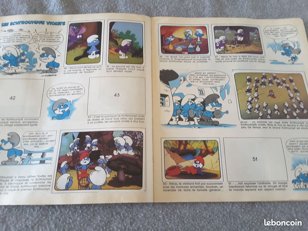 Schtroumpfs panini d'occasion - Collection