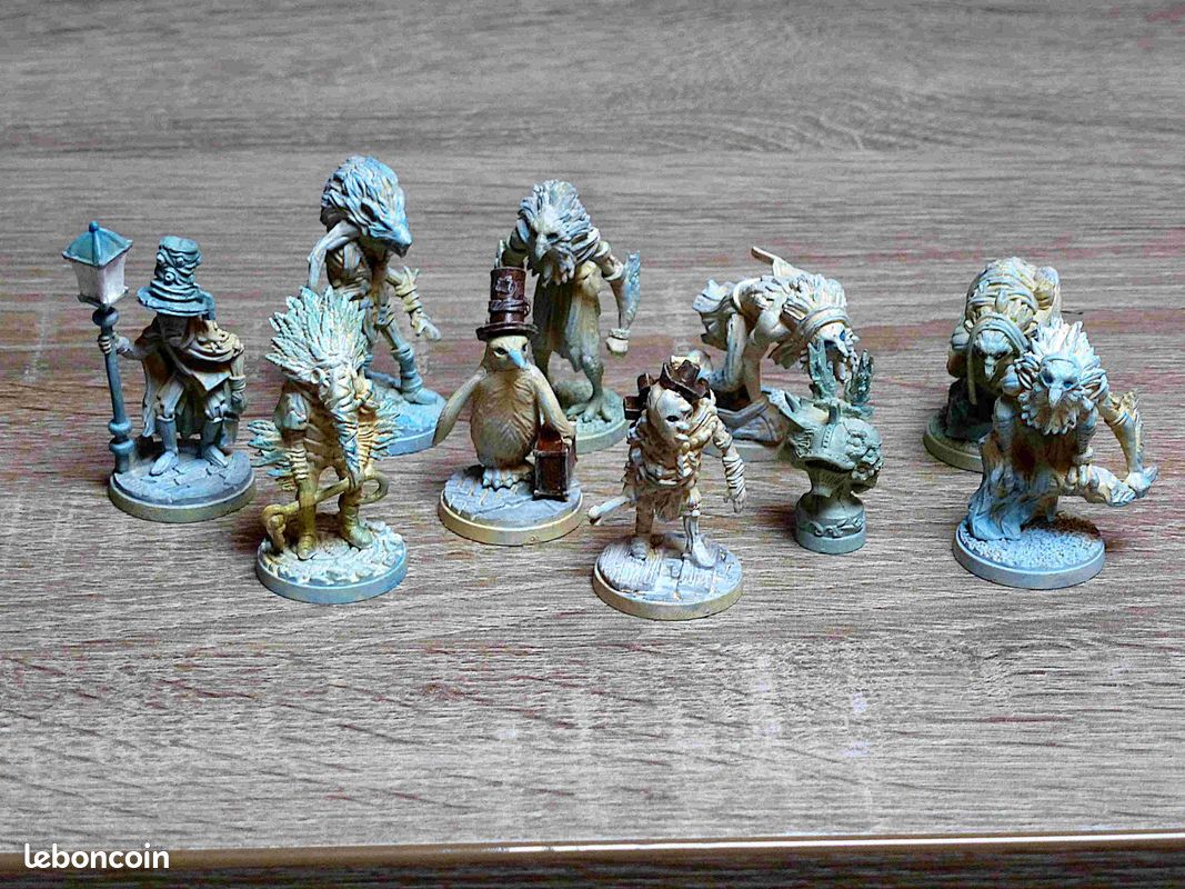 Figurines Etherfields Peintes à La Main - Lot De Figurines Peintes