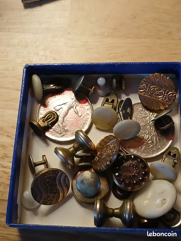 Boutons De Manchette Vintage Ithaca NY – Pièces De Monnaie Recyclées – Ton Or