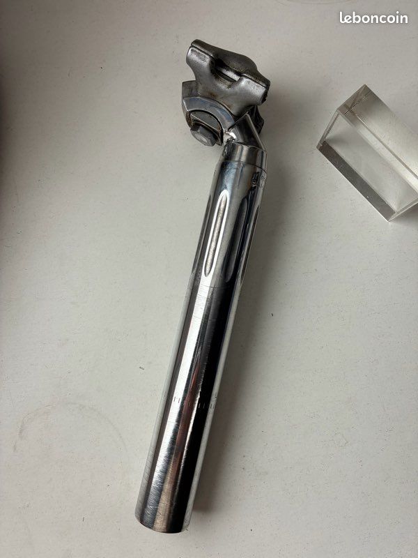 Campagnolo Super Record Tige de selle 26.4 neuve NOS avec réducteur 27.2