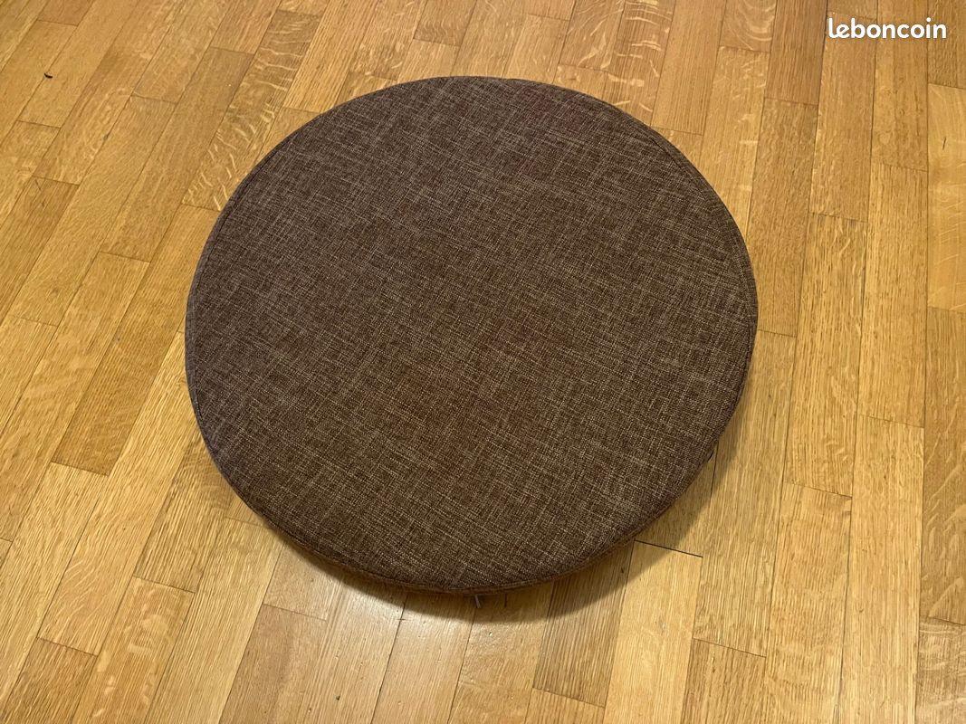 Coussin de chaise, diamètre 50 cm, épaisseur 8 cm, avec sangles (image 2)