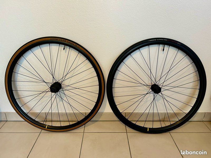Paire De Cerclages De Roues MAVIC GOLD RECORD DU MONDE DE L'HEURE – Vélo Course