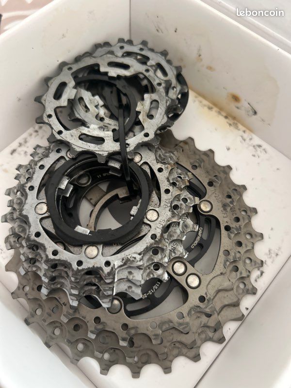 Cassette Campagnolo Super Record 11 Vitesses – Titane 11-25 – Pour Vélo Route