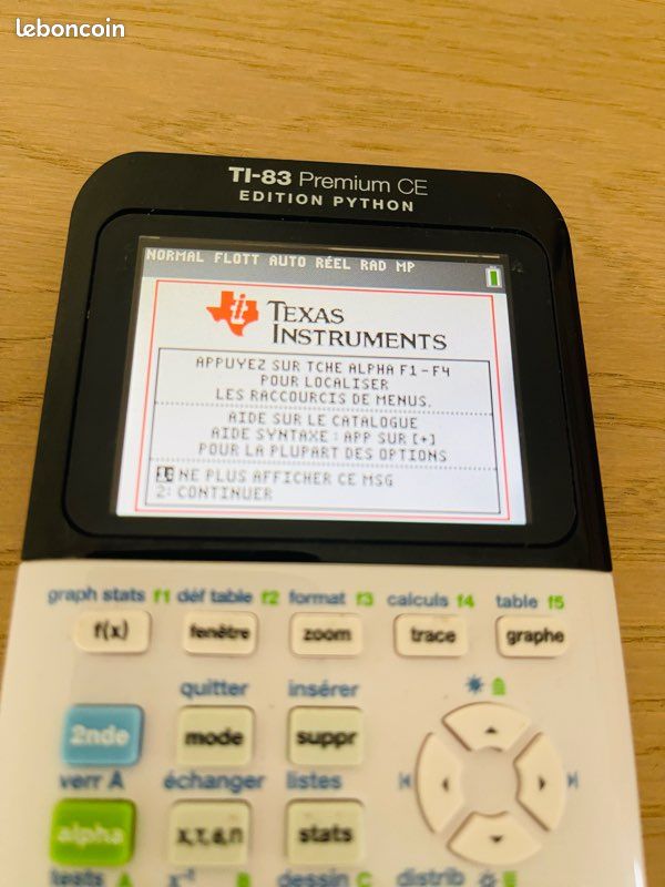Ti 83 Ce Premium Édition Python - Très bon état - Pack complet #01 (image 3)