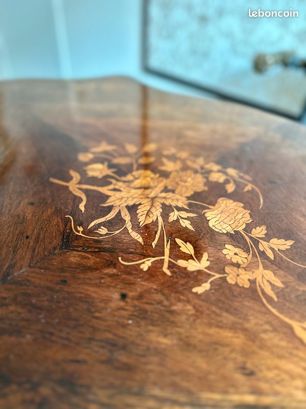 Bureau d'époque Napoléon III marqueterie (image 2)