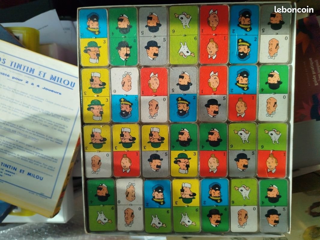 Jeu Tintin Et Milou Dans Le Monde - Jeux Noël Montbrison - Édition Vintage
