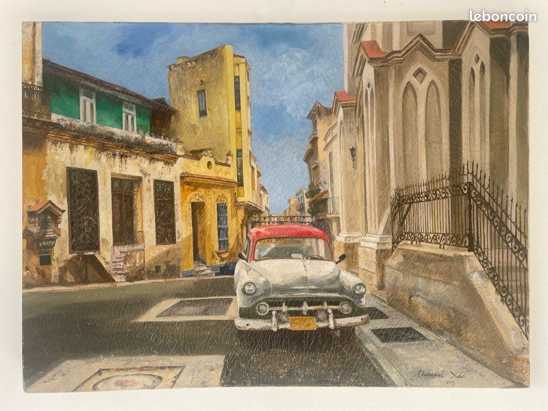 Tableau cubain – Vue de Loma del Ángel (La Havane) – Duhamel Xolot, 1998 (image 1)